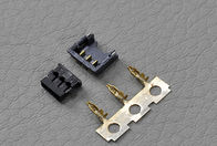 3 Pinli Altın Kaplama SMD PCB Başlık Konnektörü 1.2mm Basamak Siyah 28 # Uygulanabilir Tel