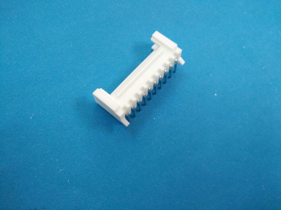 2.0mm 10 way PCB Socket Header - SMT Type and DIP Type - Single  Row - Right Angle , Nylon66 UL94V-0