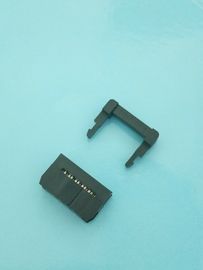 Çin Siyah Renk 2.0mm Basamaklı IDC konektörü Şerit Kablosu ile 10 Pimli Sıkma Stili Fabrika