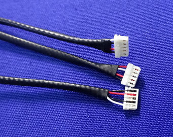 Çin Siyah Kablo Demeti Kablo Montajı, JST 0.8mm Zımbalama Konektörü Eşdeğeri Fabrika