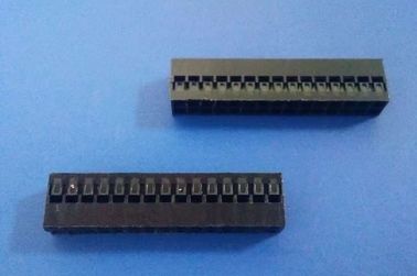 Çin Yönetim Kurulu Konektörü 2mm Pitch Konut Çift Sıralı Pcb Kablo Konnektörleri Siyah Renkli Tel Fabrika